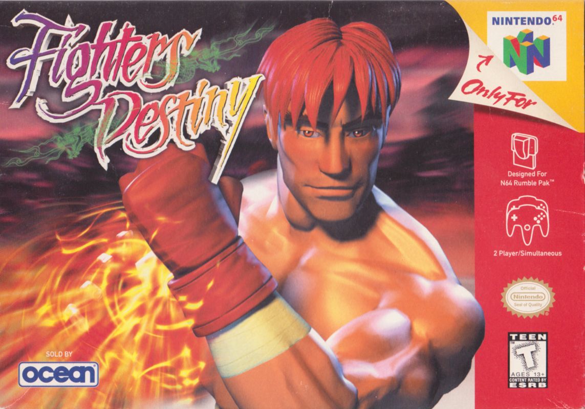 Fighters Destiny box art for Nintendo 64
